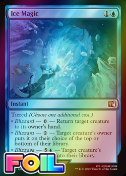 x1 Ice Magic FOIL FIN Final Fantasy MTG 56 M/NM 1x - Image 1