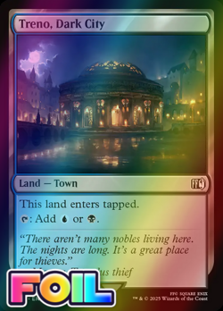 x1 Treno, Dark City FOIL FIN Final Fantasy MTG 290 M/NM 1x - Image 1