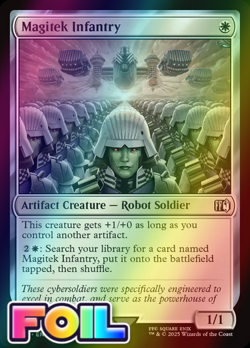x1 Magitek Infantry FOIL FIN Final Fantasy MTG 25 M/NM 1x - Image 1