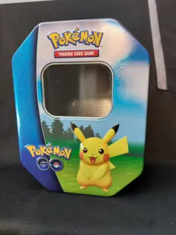 Pokemon Go Empty Collectors Tin - Pikachu Pokemon TCG - 2022 820650850776 - Image 1