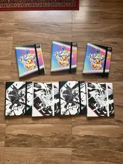 Pokemon Binder Collection **BINDERS ONLY** | Lot Of 7 - Image 1