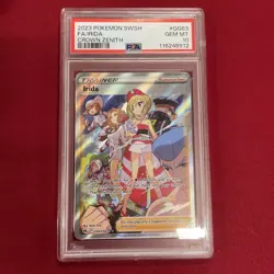 Graded PSA 10 2023 Pokemon SWSH FA/Irida Crown Zenith #GG63 GEM MT - Image 1