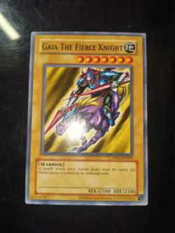 Yugioh TCG Gaia The Fierce Knight 2002 SDY-007 1st Edition - Image 1