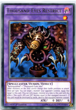 Thousand-Eyes Restrict - DPRP-EN046 - Rare - 1st Edition - Yugioh - Image 1