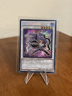 YuGiOh! TCG - Junk Warrior *Chibi Art* - Secret Rare - BLMM-EN009 - 1st Ed - Image 1