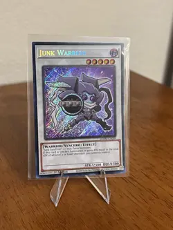 YuGiOh! TCG - Junk Warrior *Chibi Art* - Secret Rare - BLMM-EN009 - 1st Ed - Image 2