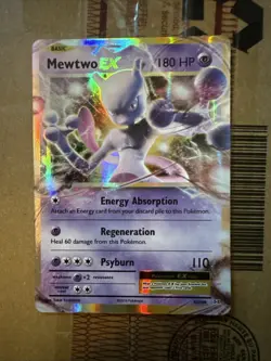 Mewtwo EX 52/108 XY Evolutions Holo Ultra Rare Pokemon TCG Card NM - Image 1