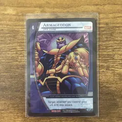 Marvel VS System TCG Extended Art - Armageddon EA foil MHG-196 Card - Image 1