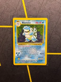 Blastoise 2/102 - Pokemon TCG Base Set Unlimited Holo Rare Card WOTC HP/DMG - Image 1