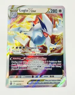 Lugia Vstar 139/195 Silver Tempest NM Full Art Pokemon Card - Image 1