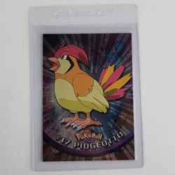 Vintage 1999 Pokemon PIDGEOTTO HOLO Foil Card 17 Topps TV Animation PACK FRESH! - Image 1