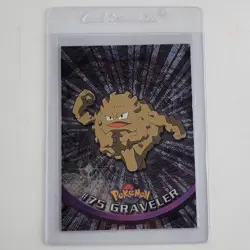 Vintage 1999 Pokemon Graveler HOLO Card 75 Topps PACK FRESH TV Animation L👀K! - Image 1