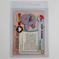 Vintage 1999 Pokemon ARBOK HOLO Foil Card 24 Topps TV Animation PACK FRESH! - Image 2