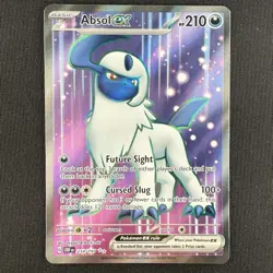 Pokemon TCG Absol ex 214/197 Sv03 Obsidian Flames Full Art Ultra Rare Card - Image 1