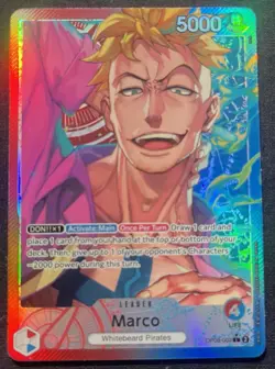 Marco OP08-002 Leader ALT ART (Parallel) - One Piece Card Game Two Legends OP08 - Image 1
