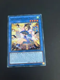 AGOV-EN028 Shinobaroness Shade Peacock Common Card 1st Edition Yugioh TCG - Image 1