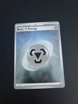 Pokemon TCG Metal Energy Holo SVE 016 Prismatic Evolutions Trading Card TCG - Image 1