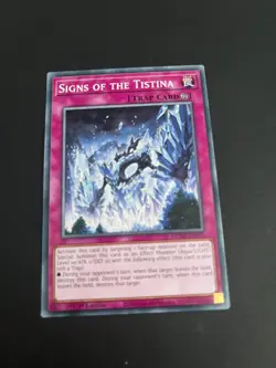 Signs Of The Tistina 1st Edition DUNE-EN092 Yugioh Trading Card TCG - Image 1