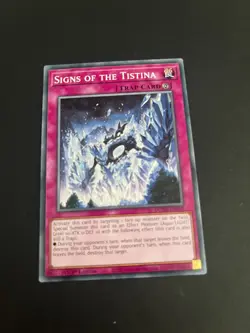 Signs Of The Tistina 1st Edition DUNE-EN092 Yugioh Trading Card TCG - Image 2