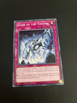 Signs Of The Tistina 1st Edition DUNE-EN092 Yugioh Trading Card TCG - Image 3