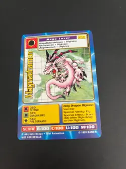 Magnadramon Cp-11 Promo Digimon Card 1999 Kellogg's Shreddies Trading Card - Image 2