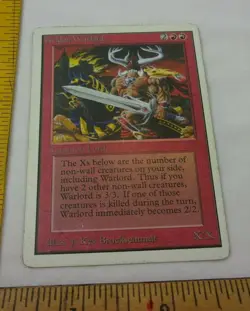Keldon Warlord Unlimited MTG Magic The Gathering card Actual Photos! - Image 1