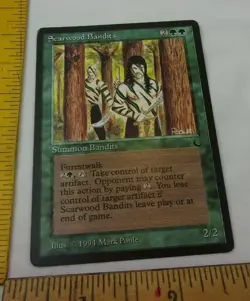 Scarwood Bandits DARK MTG Magic The Gathering card Actual Photos! - Image 1