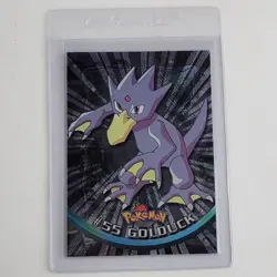 Vintage 1999 Pokemon GOLDUCK HOLO Foil Card 55 Topps TV Animation PACK FRESH! 👀 - Image 1