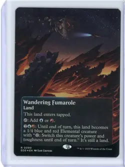 x1 Wandering Fumarole (0090) - Foil - Borderless R MTG Edge of Eternities: Stell - Image 1