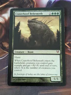 MTG Sticker CEDH Craterhoof Behemoth - Image 1