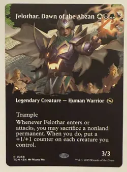 Felothar, Dawn of the Abzan Borderless - Tarkir: Dragonstorm: MTG - Image 1