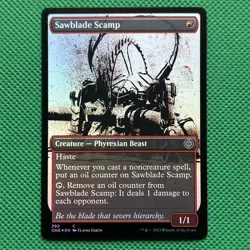 Sawblade Scamp FOIL Phyrexia: All Will Be One Rare Magic The Gathering MTG Card - Image 1