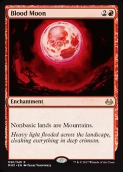 1x Blood Moon NM-Mint, English Modern Masters 2017 MTG Magic - Image 1