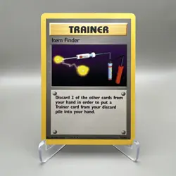 Item Finder #74/102 Trainer - 1999 WOTC Unlimited Base Set Pokemon TCG - MP - Image 1