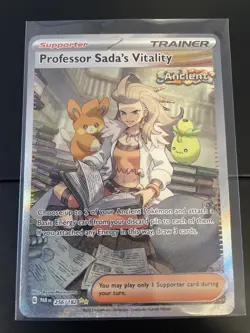 Pokemon Professor Sada's Vitality 256/182 Paradox Rift Special Illustration Rare - Image 1