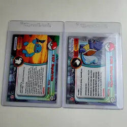Vintage 1999 Pokemon Lot Of 2 Cards Squirtle #7 Wartortle #8 Topps TV Series 1 - Image 2