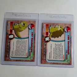 Vintage 1999 Pokemon Lot Of 2 Cards Sandshrew #27 Sandslash #28 Topps TV Series - Image 2