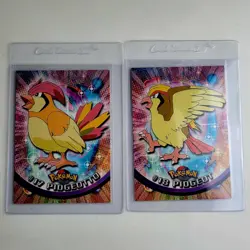 Vintage 1999 Pokemon Lot Of 2 Cards Pidgeotto #17 Pidgeot #18 Topps TV Series 1 - Image 1