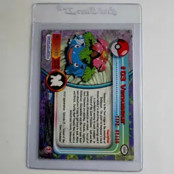 Vintage 1999 Pokemon Venusaur #03 Topps TV Animation Series 1 Blue Logo NM+ L👀K - Image 2