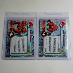 Vintage 1999 Pokemon Lot Of 2 Cards Paras #46 Parasect #47 Topps TV Series 1 🦀 - Image 2