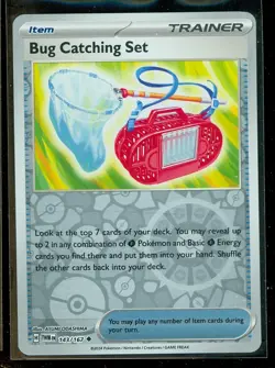 Pokemon BUG CATCHING SET 143/167 - Twilight Masquerade - Rev Holo - MINT - Image 1