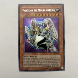 Yugioh Valkyrion The Magna Warrior SDD-001 Parallel Secret Rare NM - Image 1