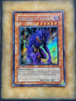 Yugioh The End of Anubis AST-000 Secret Rare 1st Ed NM - Image 1