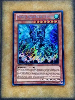 Yugioh Tempest, Dragon Ruler of Storms CT10-EN004 Secret Rare EURO PRINT! NM - Image 1