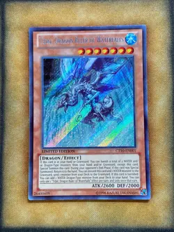 Yugioh Tidal, Dragon Ruler of Waterfalls CT10-EN001 Secret Rare NM - Image 1