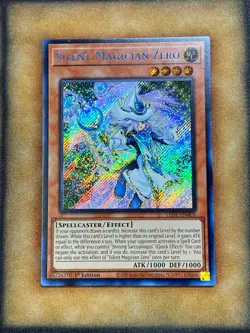 Yugioh Silent Magician Zero LEDE-EN003 Secret Rare 1st Ed NM - Image 1