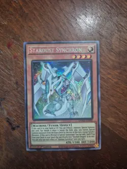 Yugioh Stardust Synchron DAMA-EN002 Secret Rare 1st Ed NM - Image 1