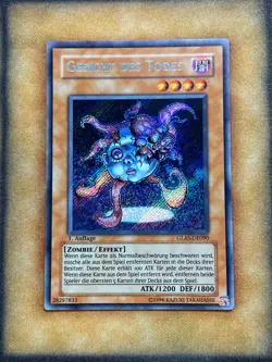 Yugioh Necroface GLAS-EN090 GLAS-DE090 Secret Rare 1st Ed GERMAN NM - Image 1