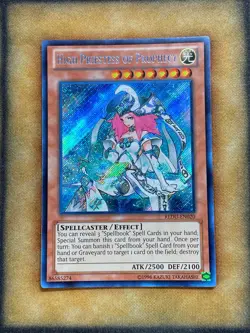 Yugioh High Priestess of Prophecy REDU-EN020 Secret Rare LP - Image 1