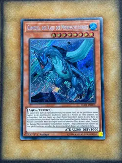 Yugioh Gameciel, the Sea Turtle Kaiju BLRR-DE075 Secret Rare 1st Ed GERMAN NM - Image 1